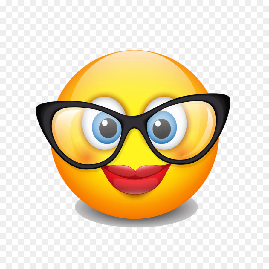 Emoticon Smiley Emoji Glasses Blushing Emoji Png