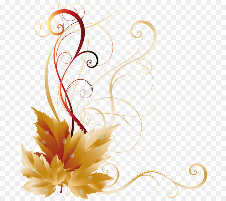 Autumn Maple leaf Clip art - side border png download ...
