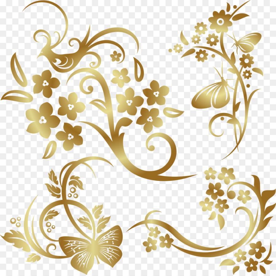 Sticker 600 Decorative Floral Designs Art Ornament Wall 