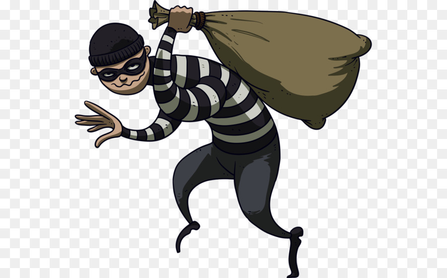 Robbery Theft Cartoon Drawing - thief png download - 600*560 - Free