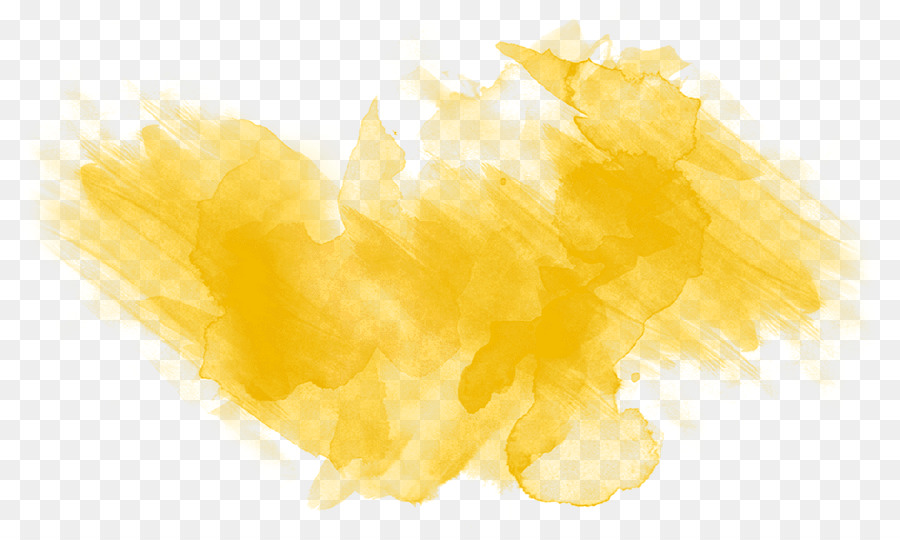 Download Yellow Color Desktop Wallpaper Clip art - watercolor brush png download - 860*538 - Free ...