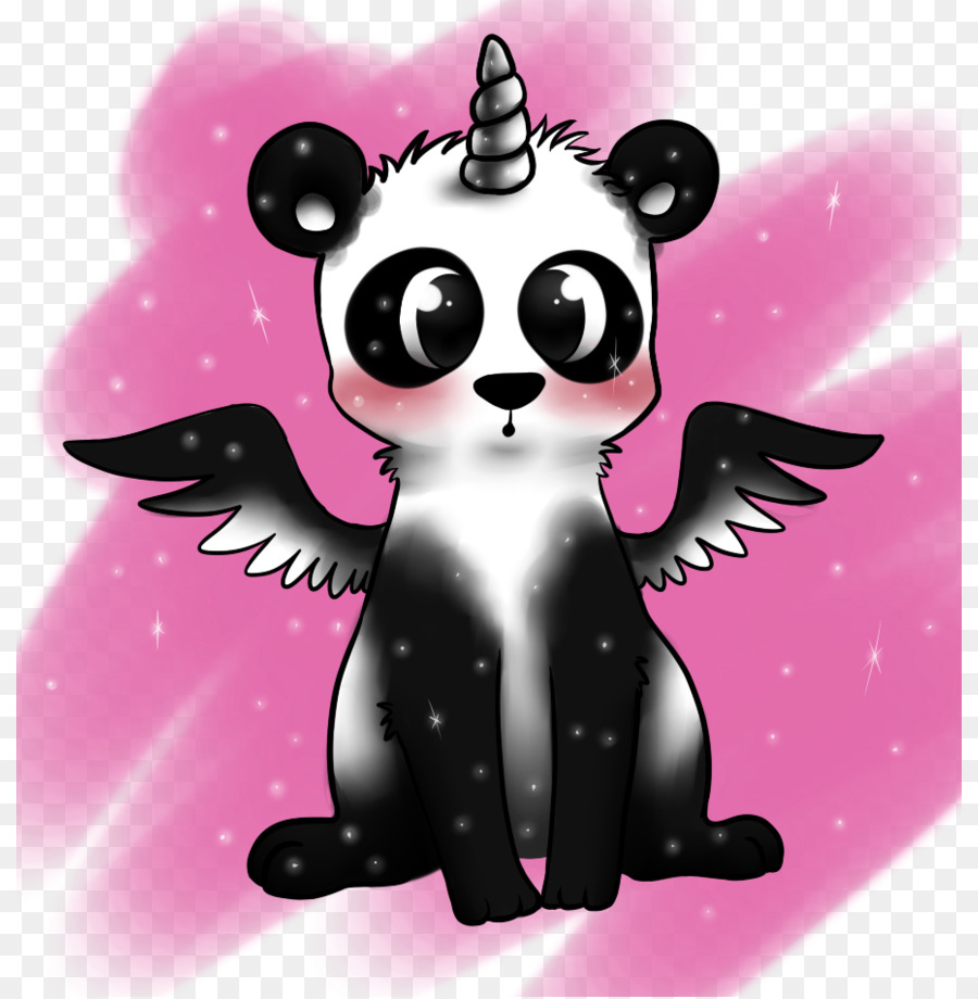 Giant panda  Drawing YouTube Unicorn  unicorns  png 