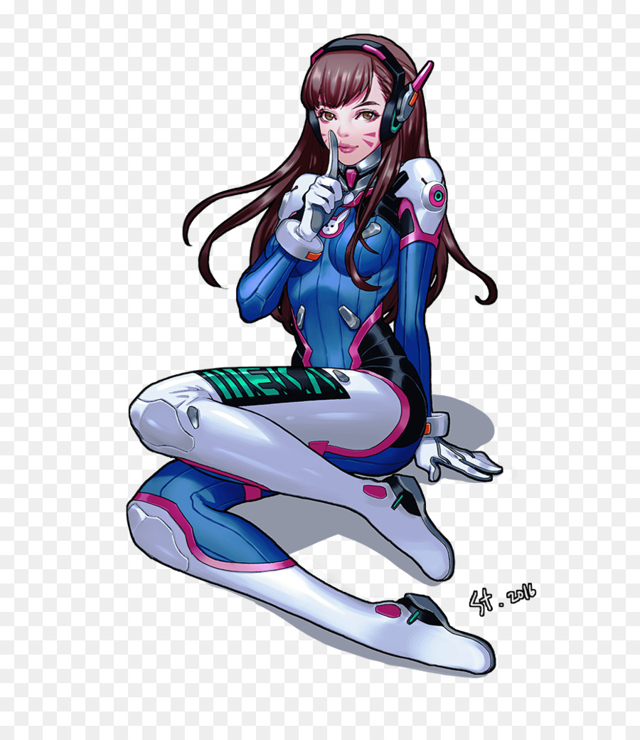 Overwatch D.Va Fan art Drawing - overwatch png download ...