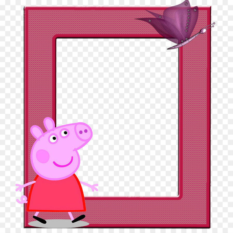 Picture Frames Photography Photomontage - PEPPA PIG png 