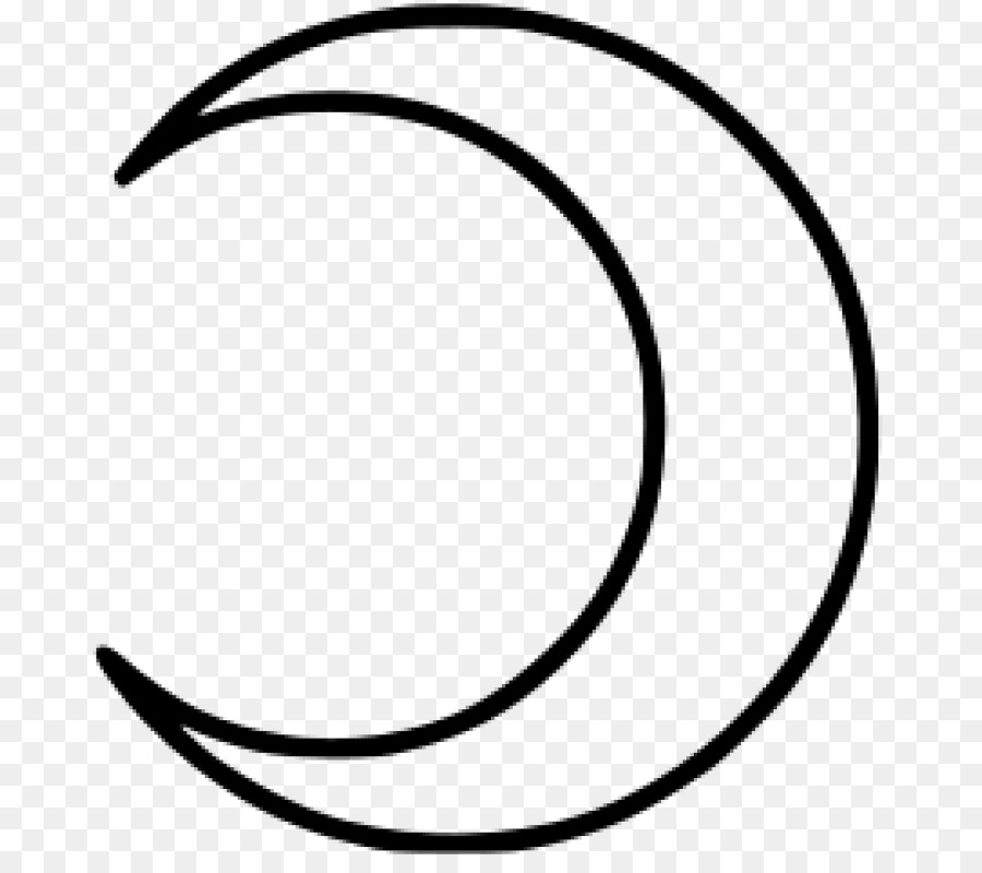 Moon Drawing Lunar phase Crescent Symbol - drawing png download - 730*