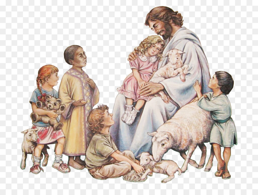 Bible Teaching of Jesus about little children Mural