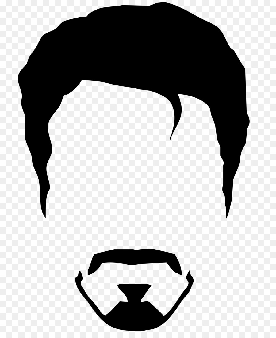 Iron Man Silhouette Spider Man Logo Beard Png Download 32283905