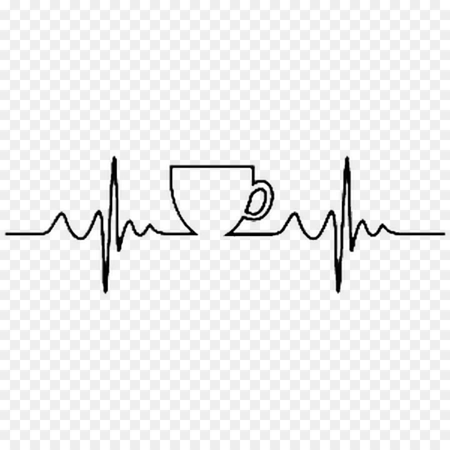 Download Coffee cup Cafe Tea Caffeine - heart beat png download ...