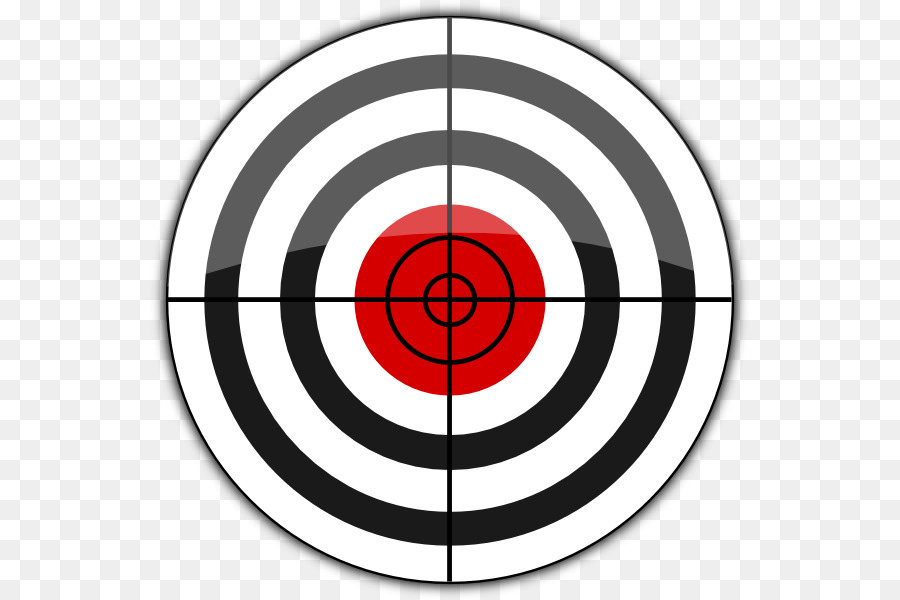 Bullseye Shooting target Goal Clip art - bullet holes png download