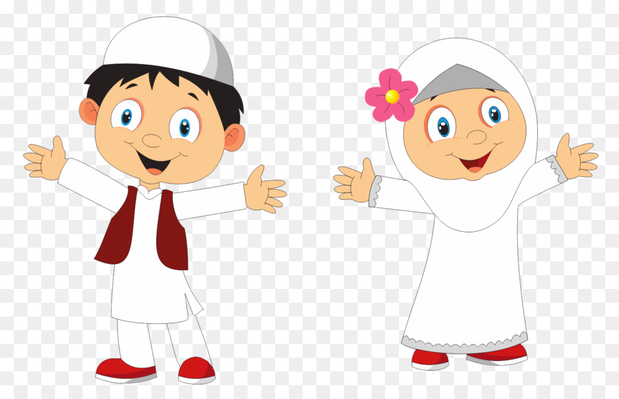  Gambar  Kartun  Anak Muslim Vector Terbaru Galeri Keren