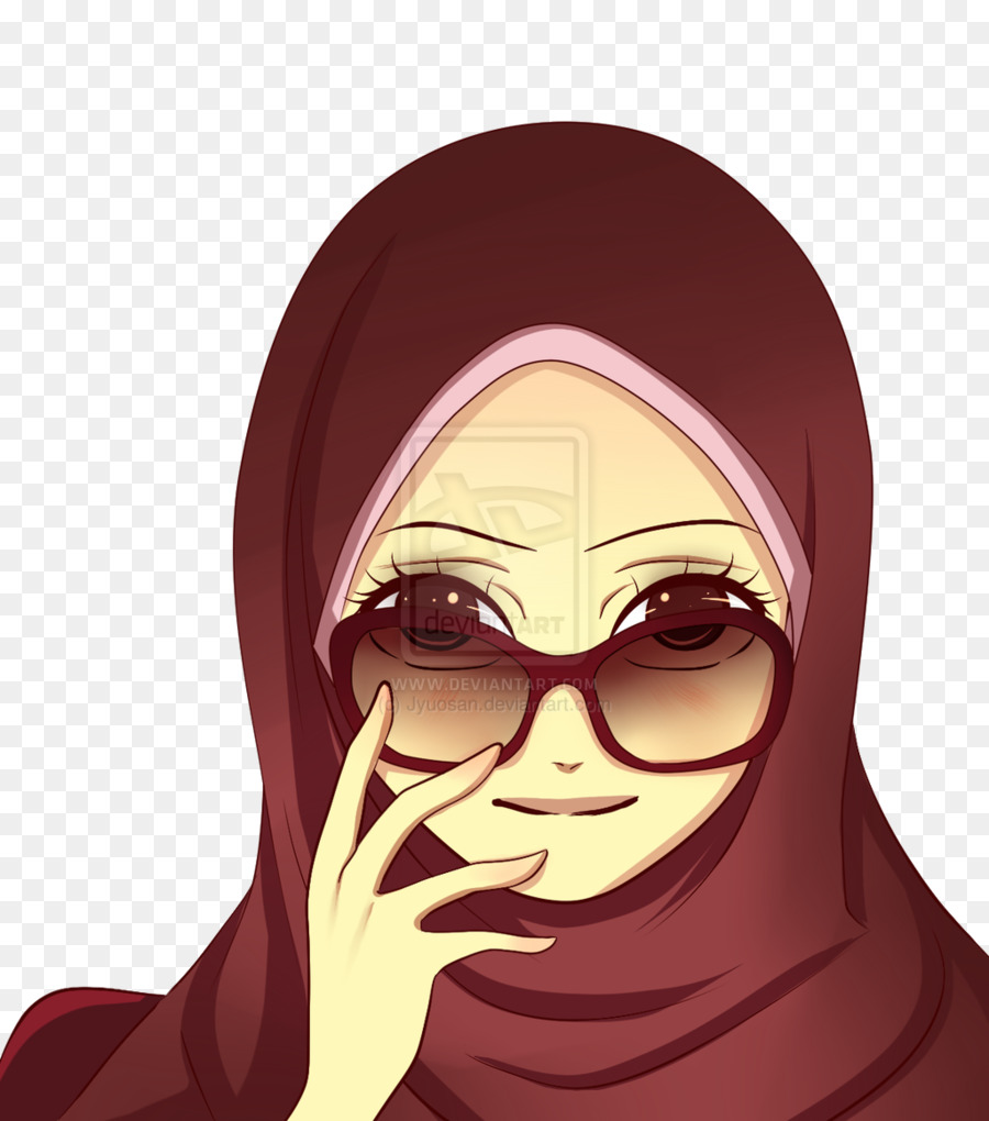 Cartoon Islam Hijab Drawing Islam Png Download 10241160 Free