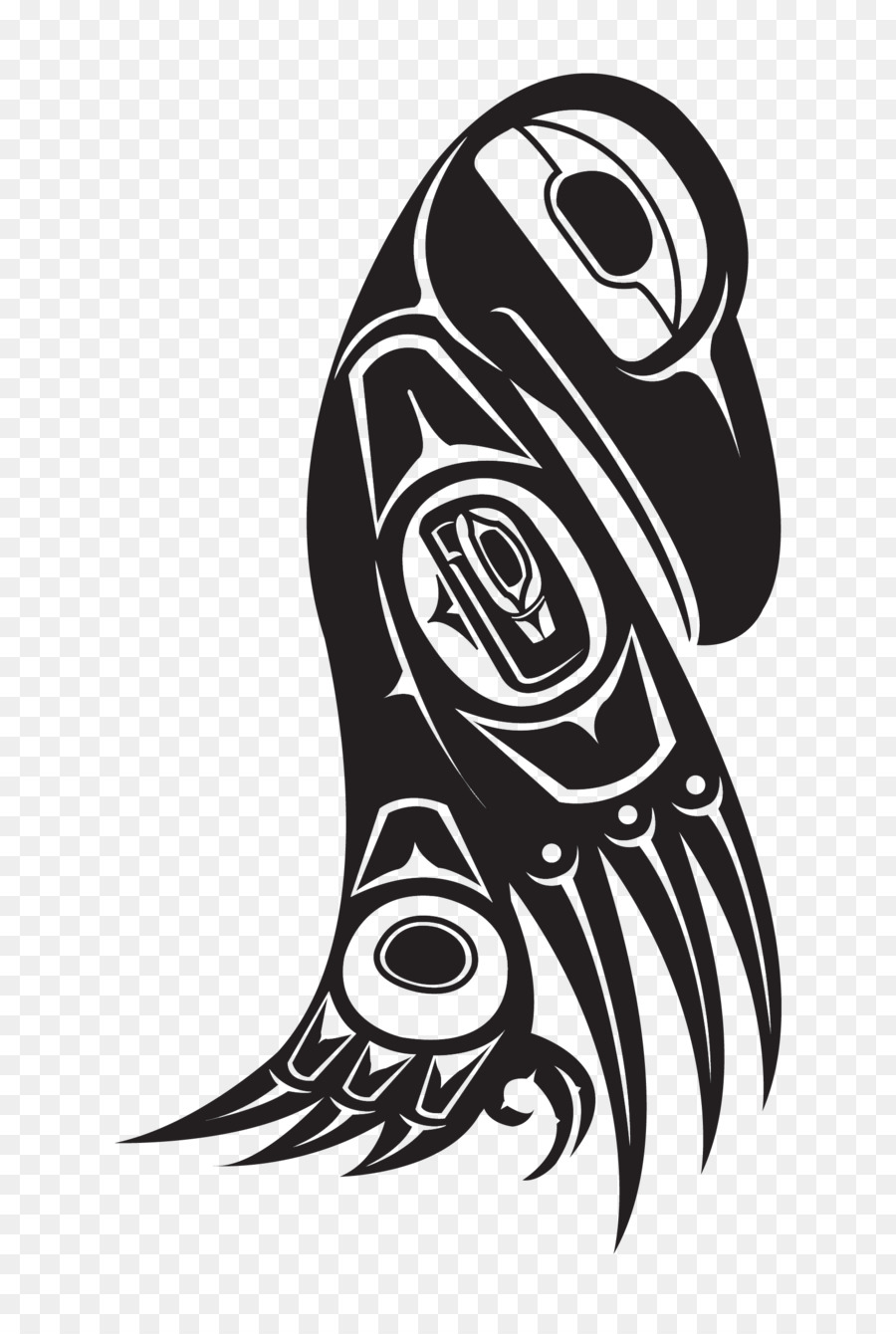 Pacific Northwest Haida people Drawing Art Native Americans in the United States - raven png ...