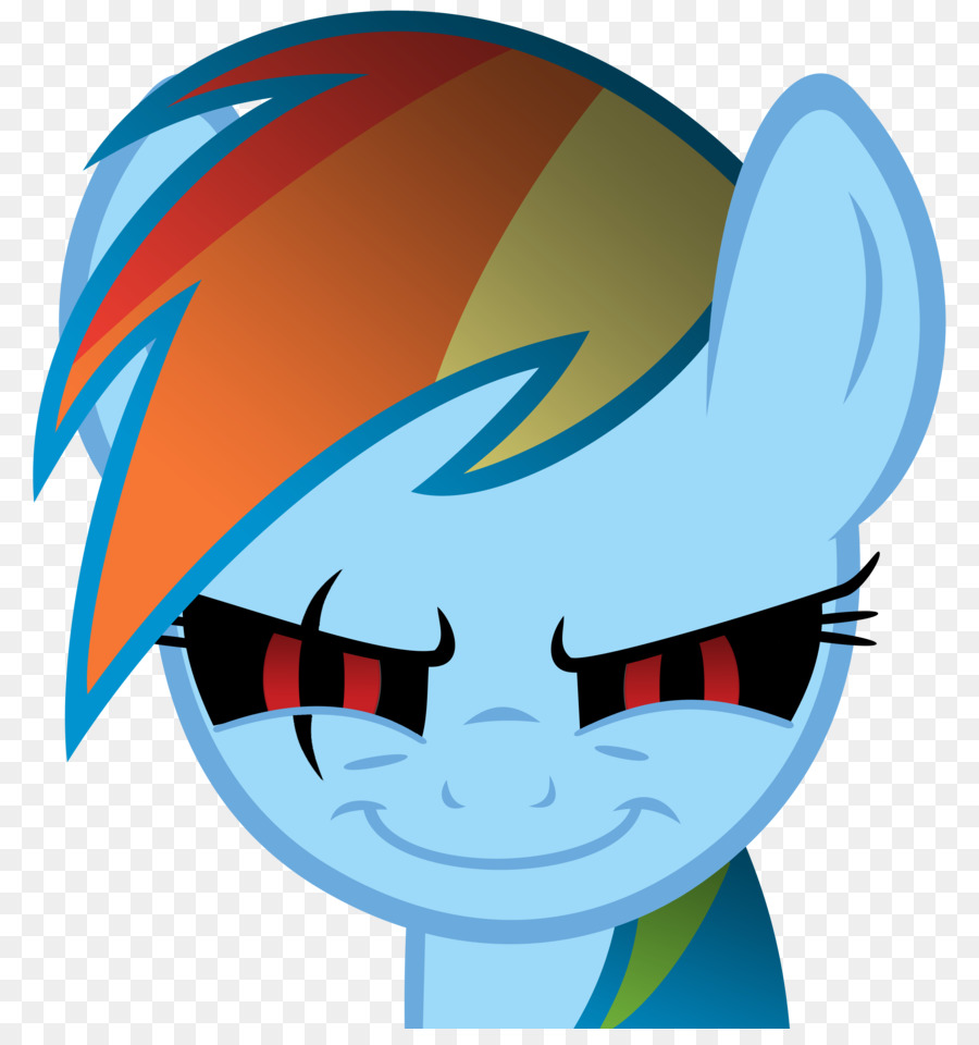 evil rainbow dash