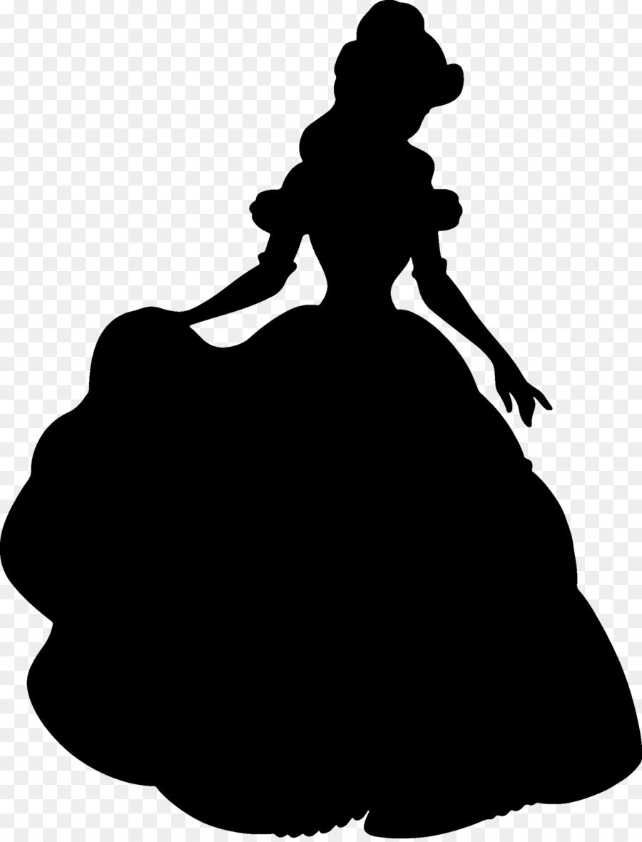 Download Belle Beast Disney Princess Silhouette Minnie Mouse ...