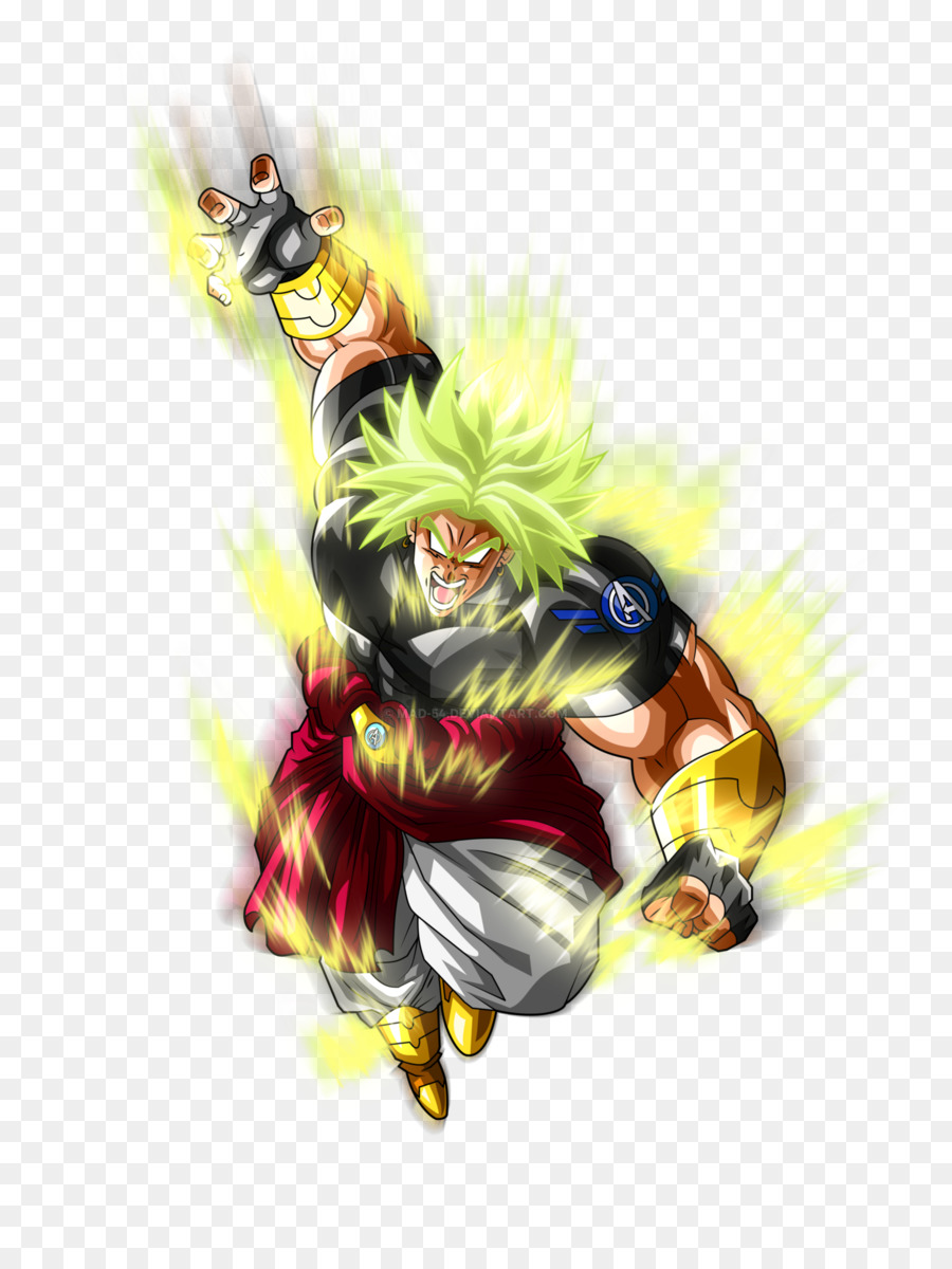 Dragon Ball Art Bio Broly Goku Dragon Ball Png Download 1600