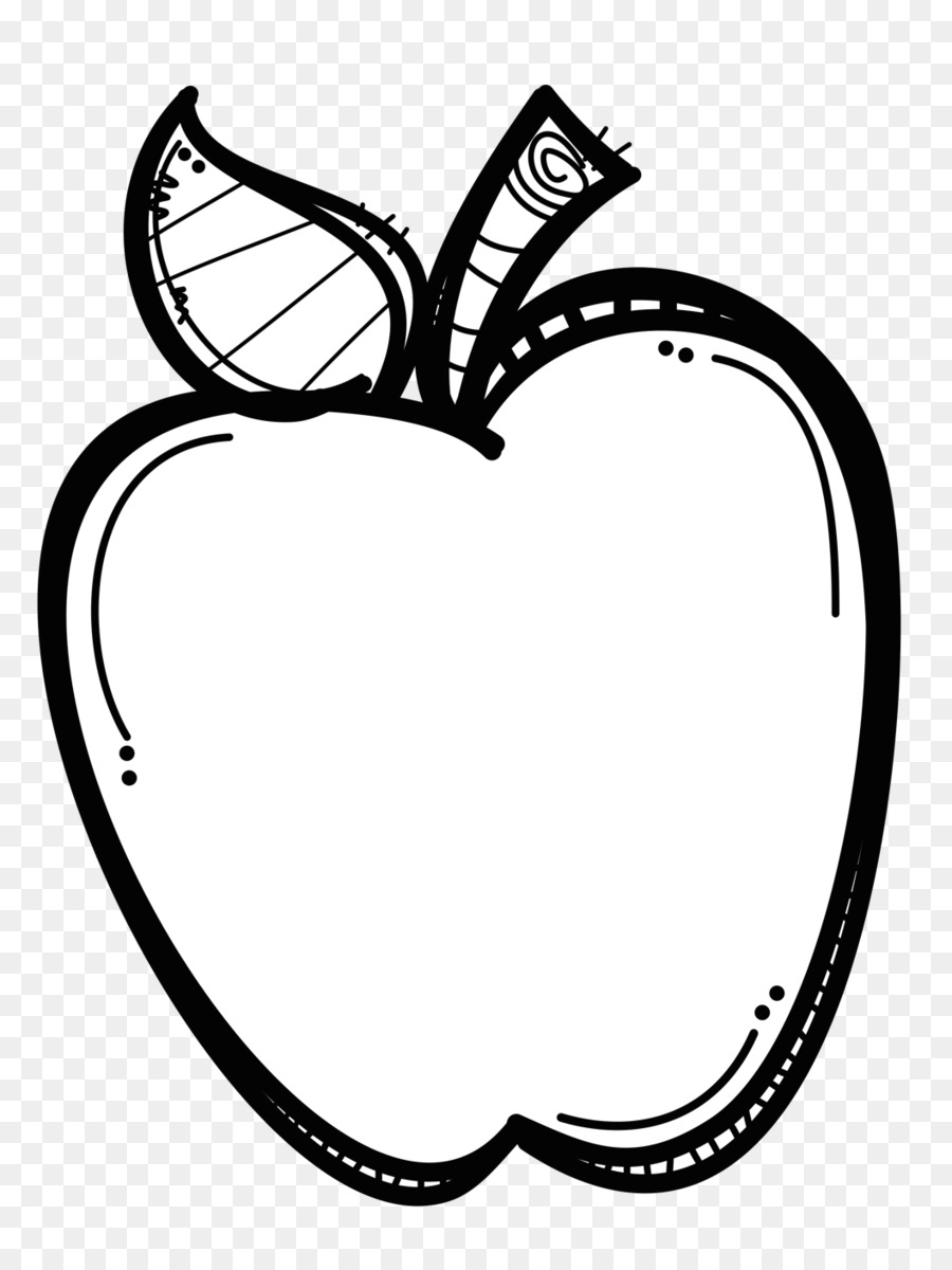 Black and white Apple Clip art apple fruit png download