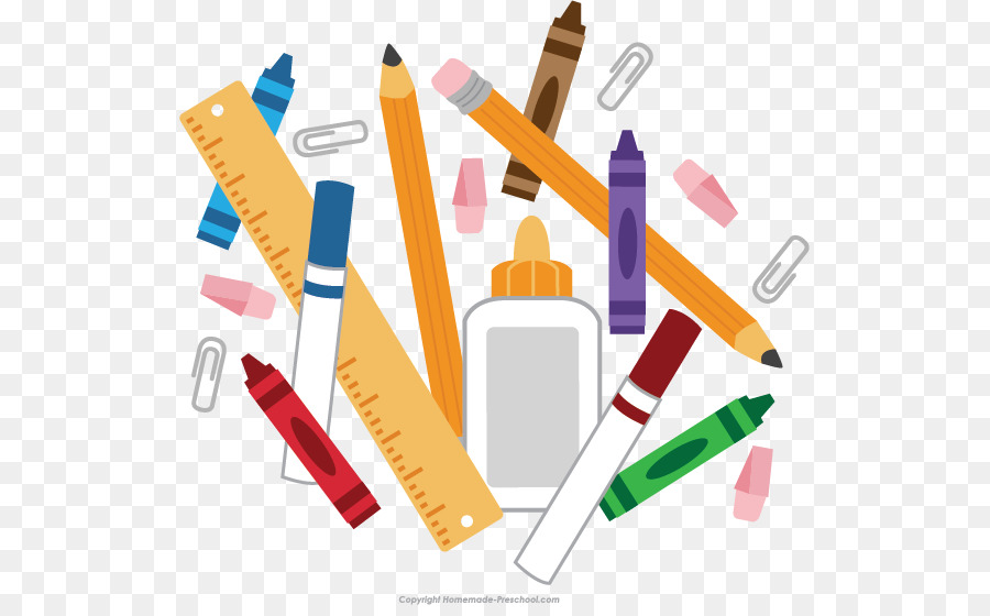 School supplies Clip art - transparent material png download - 573*550