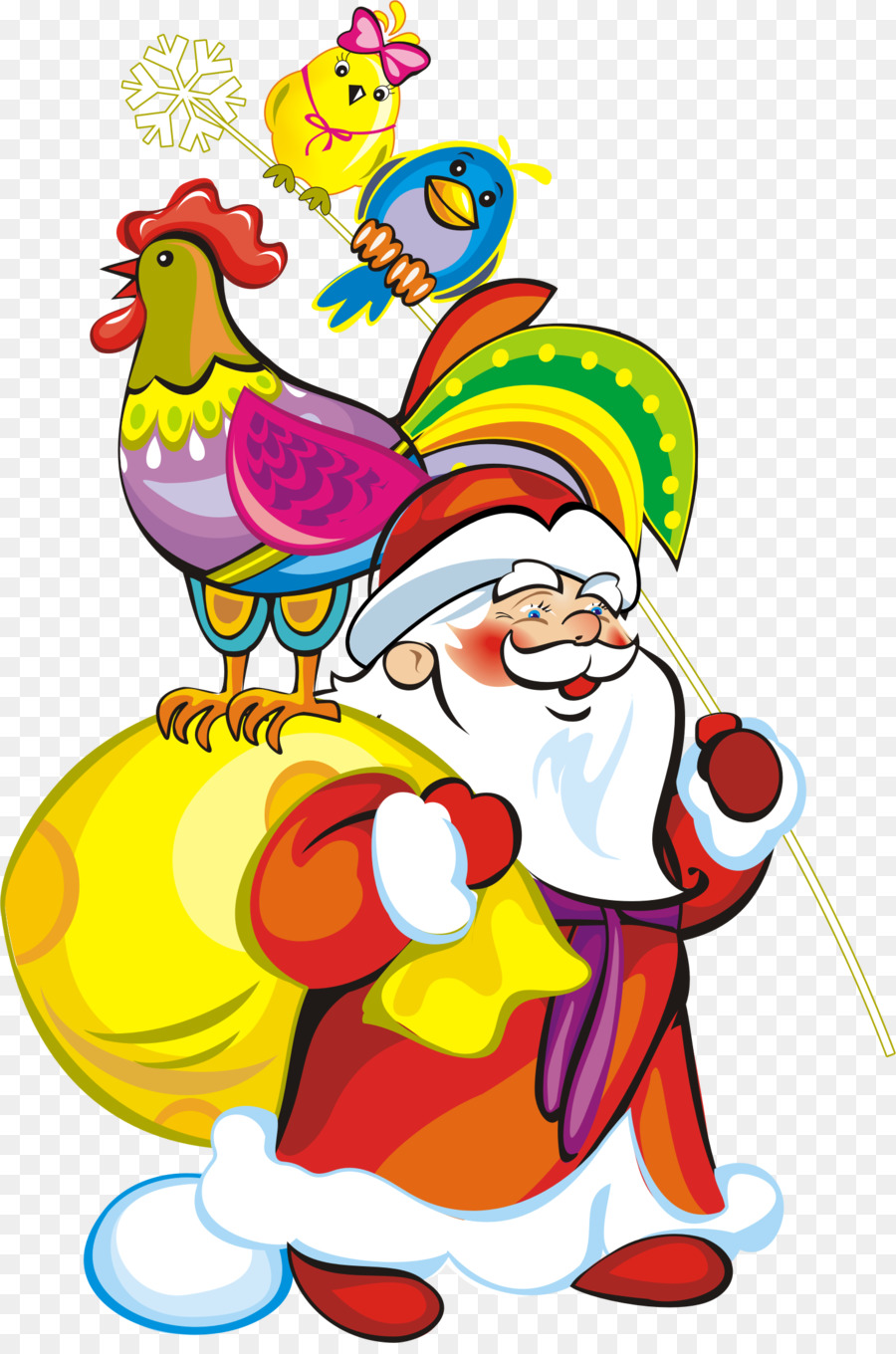 Santa Claus Christmas Ded Moroz Drawing Clip Art Santa