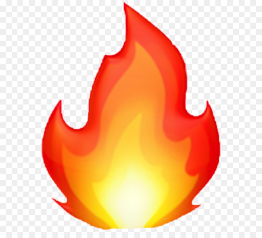 Apple Color Emoji  Symbol iPhone fire  shape png download 