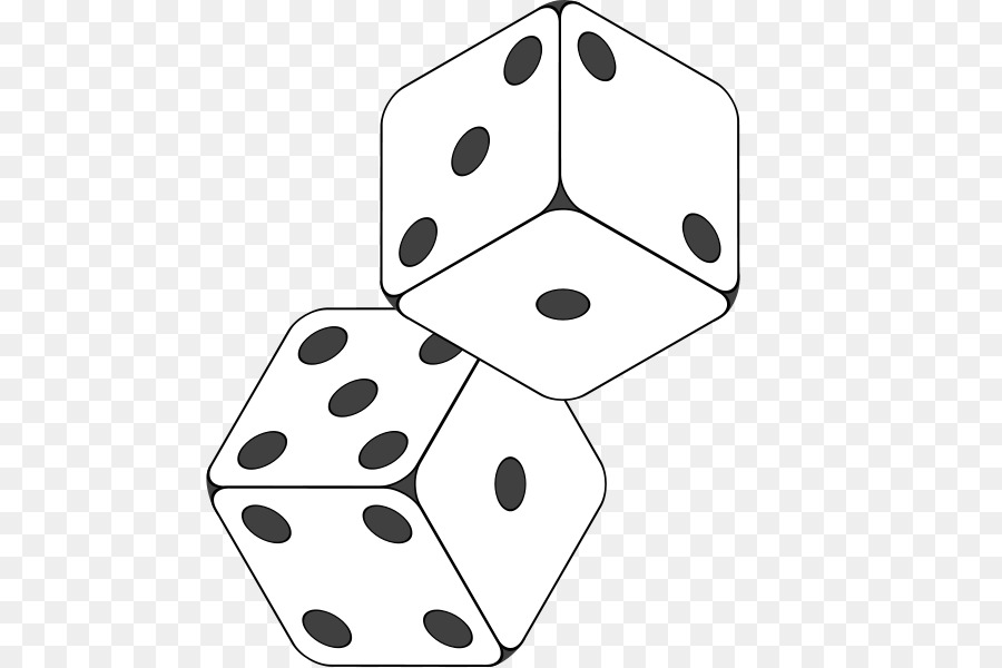 Fuzzy dice Drawing Bunco Clip art - cartoon dice png download - 600*600