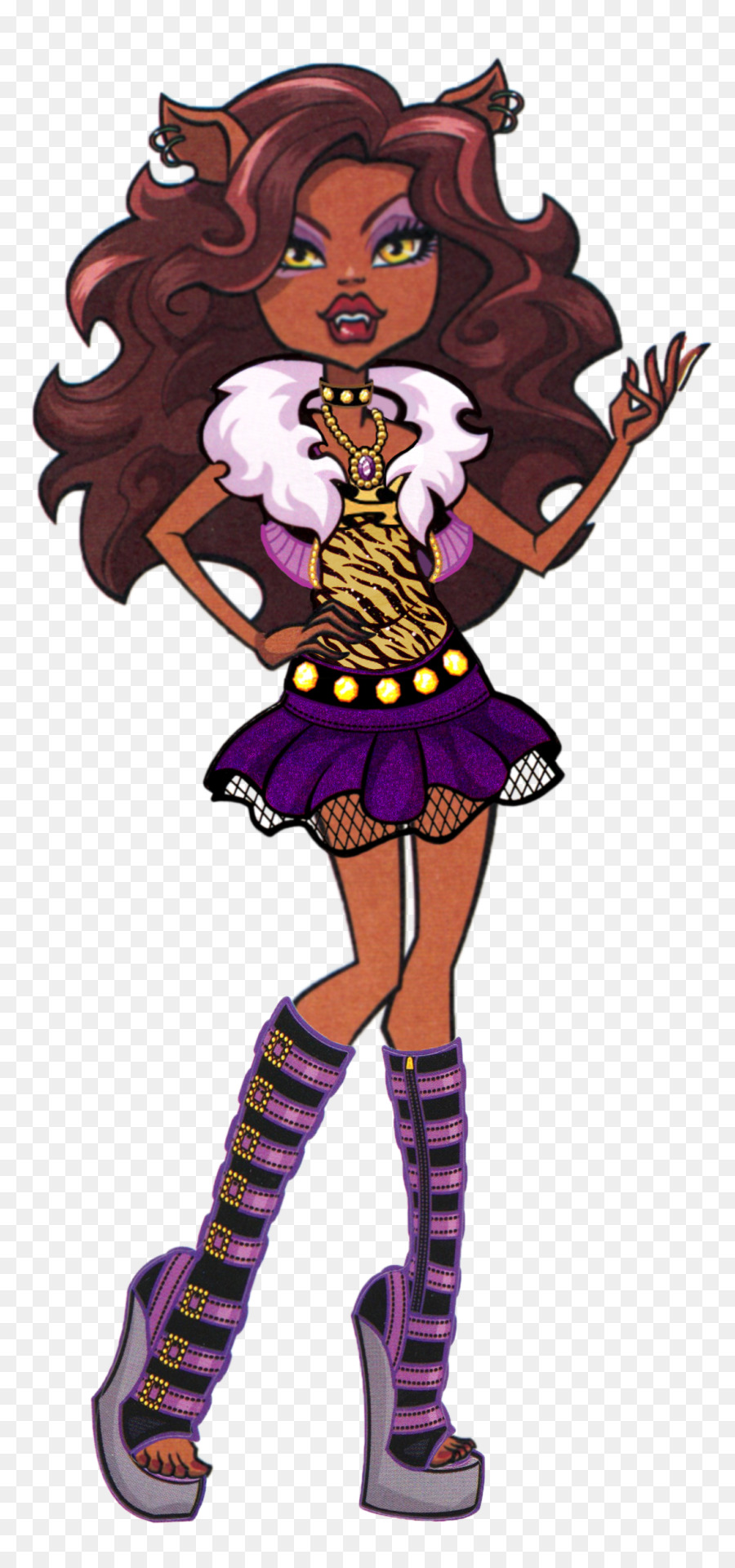 Monster High Doll Toy Clip art - Psychobilly png download - 890*1920