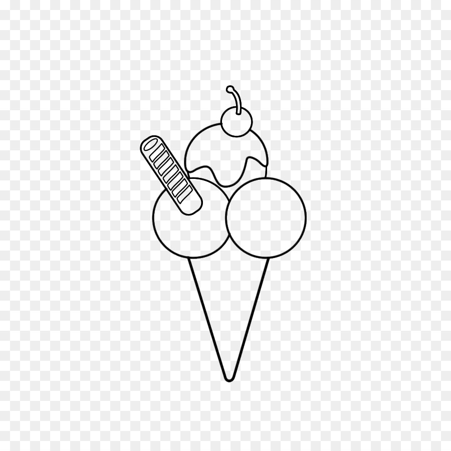 Ice Cream Cones Gelato Drawing Kleurplaat Child Crepe Png Download