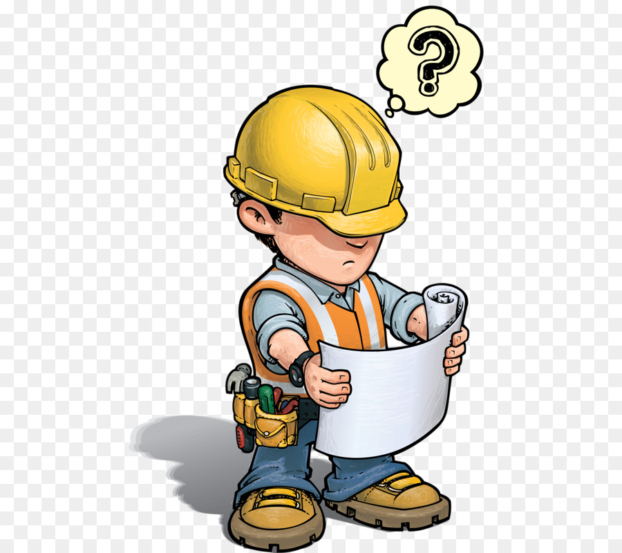 Construction worker Architectural engineering Cartoon - building png