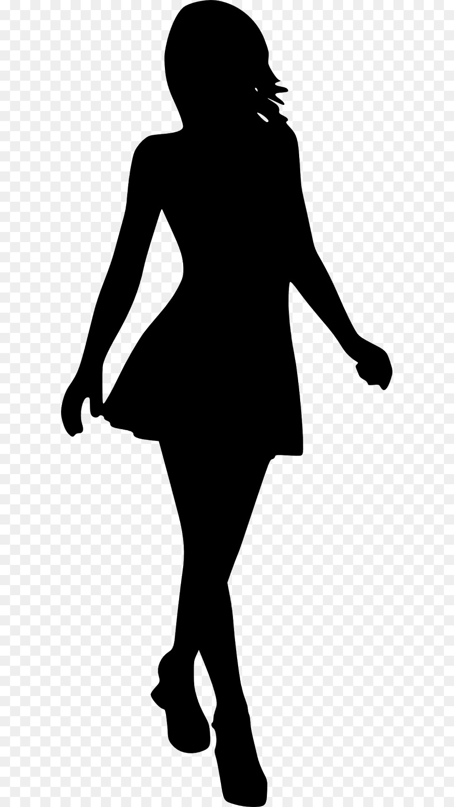 Woman Silhouette Clip art - fashion labels png download - 657*1600