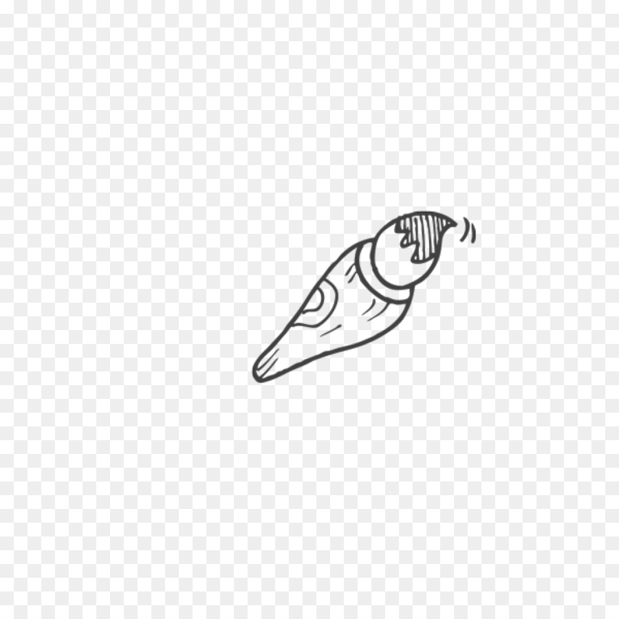 Drawing Paintbrush Monochrome Doodle Brush Png Download 1024