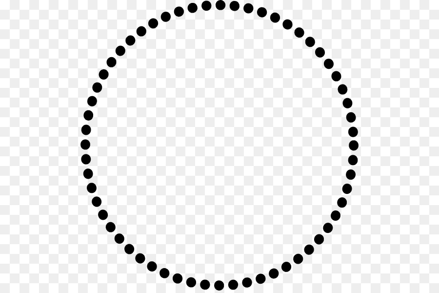 Circled dot Clip art - vector dotted circle png download - 570*595