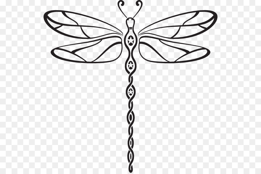 Drawing Dragonfly Line art Clip art - burning wire 600*596 transprent