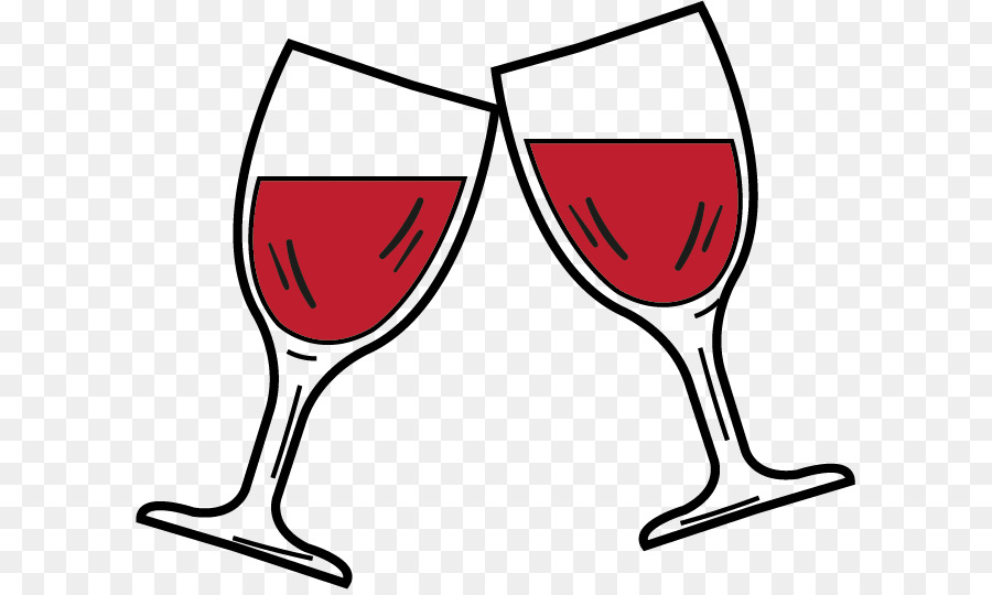 Wine glass Red Wine Beer Clip art - cartoon red wine png download - 653