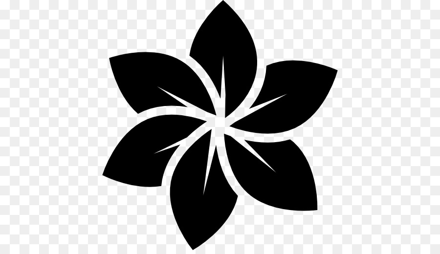 Black And White Flower png download - 512*512 - Free Transparent Flower