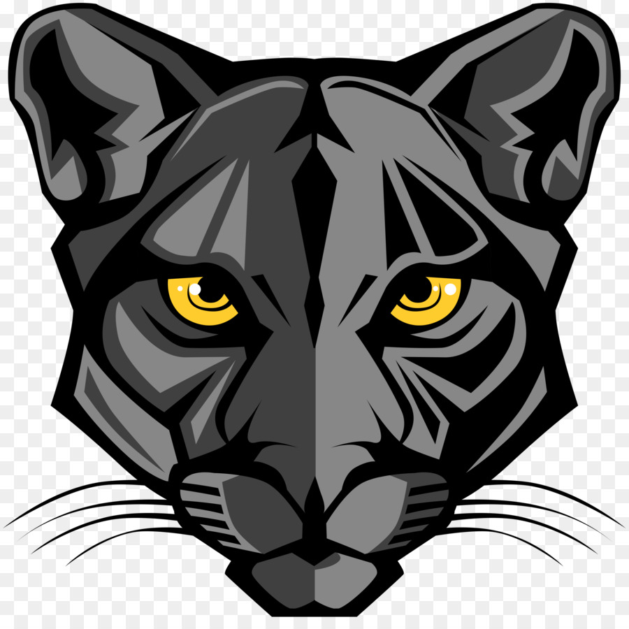 Black panther Cougar Clip art - black panther png download - 3500*3450