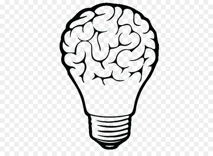 Incandescent light bulb Drawing Brain - light png download 
