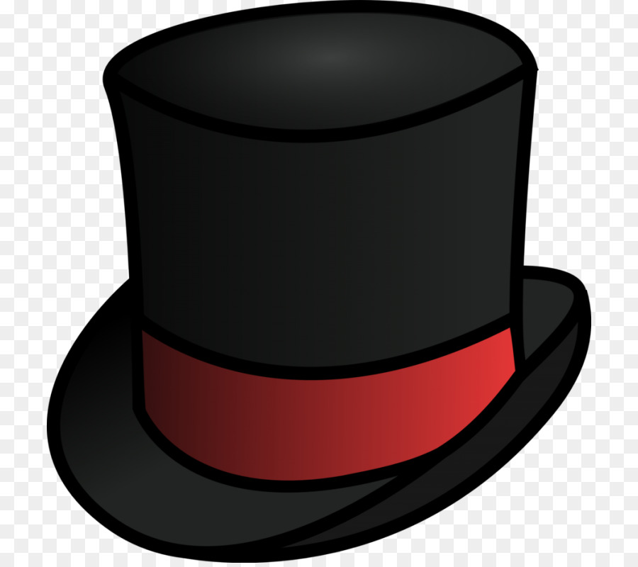 The Mad Hatter Top hat Drawing Clip art - Hat png download - 768*794