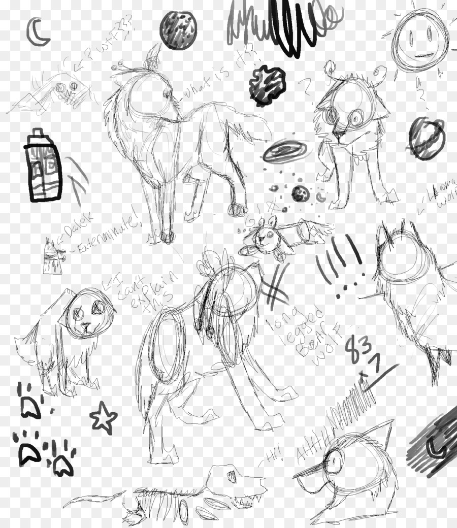 Work Of Art Drawing Sketch Doodle Png Download 16351884 Free