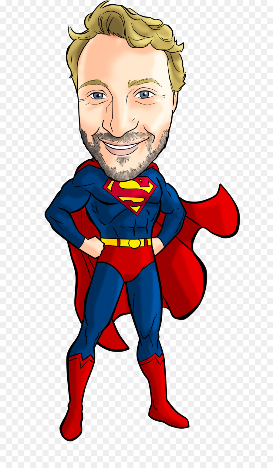 Superman Superhero Caricature Cartoon YouTube - superman ...