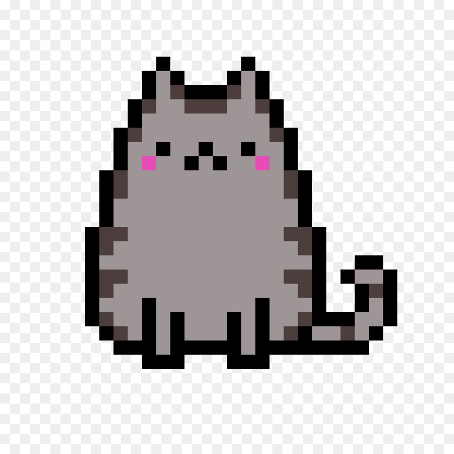 Cat Pixel art Pusheen - Cat png download - 1184*1184 - Free Transparent