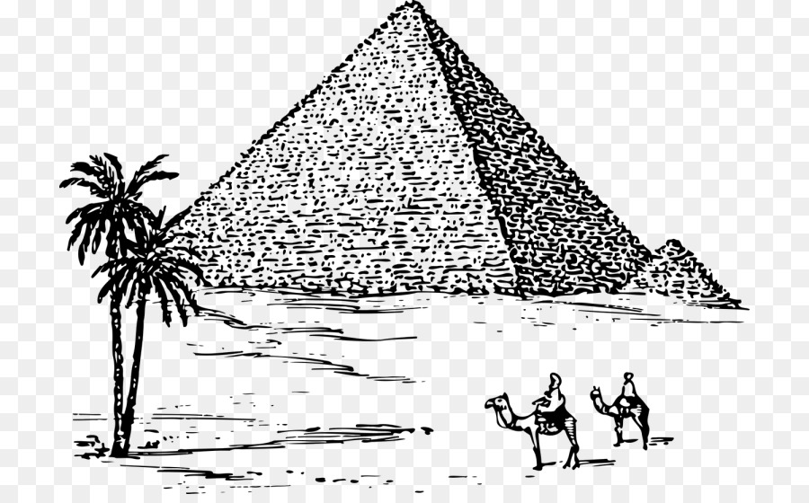 Drawing Of The Great Pyramid Of Giza