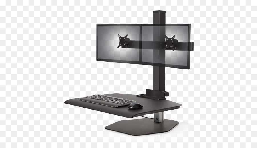 Sit Stand Desk Multi Monitor Standing Desk Workstation Monitor