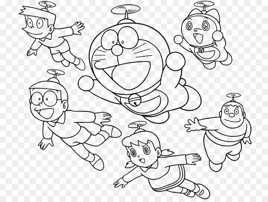 Gambar Sketsa  Nobita