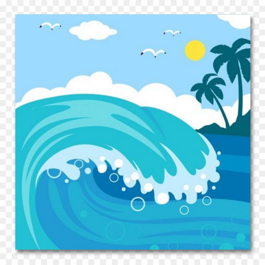 Wind wave Sea Ocean Clip art - sea png download - 1417*1417 - Free