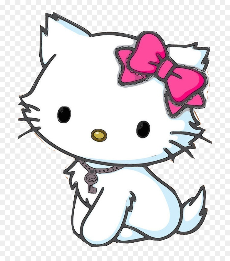Hello Kitty Kucing Kucing Menggambar Karakter Kucing Unduh Pink