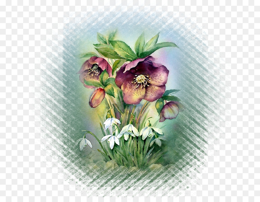 Gambar Lukisan  Bunga Dari Cat  Air  Gambar Ngetrend dan VIRAL