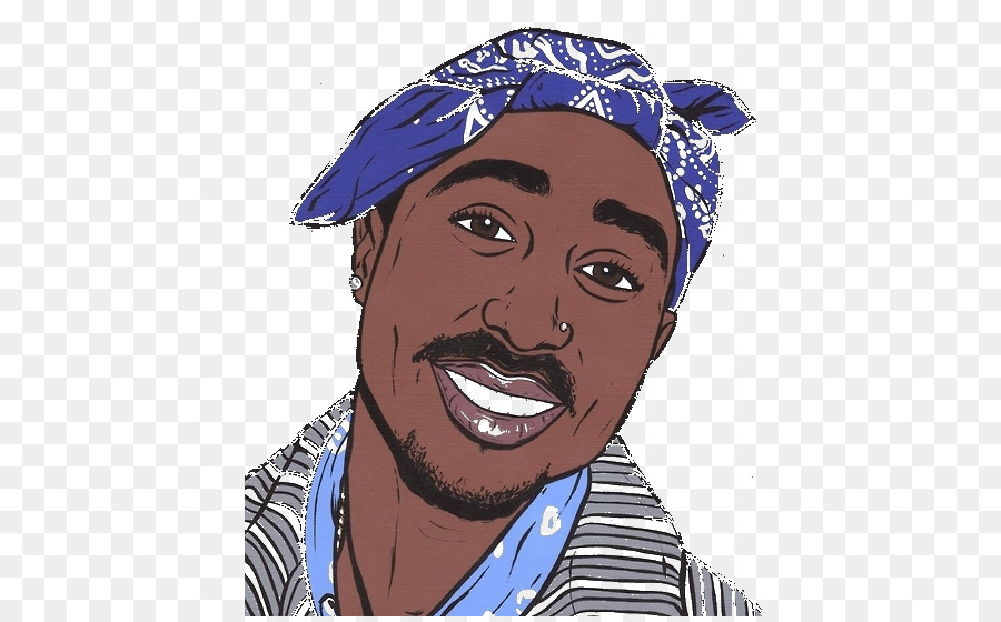 Tupac Shakur Biggie & Tupac Drawing Cartoon - tupac shakur png download