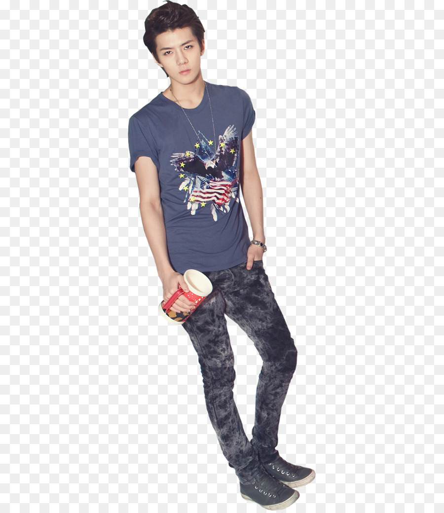 Sehun EXO K K Pop Exo Tongsuo Unduh Model Busana Lengan Denim