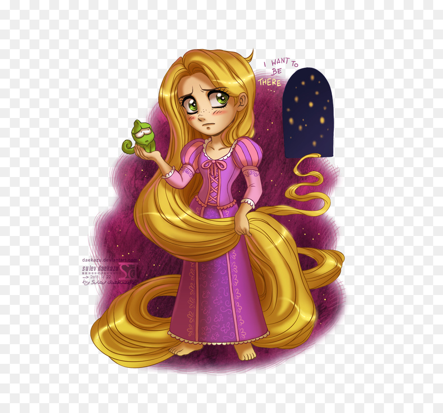 Gambar Kartun Putri Rapunzel