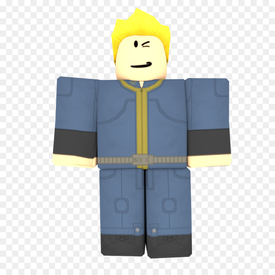 Roblox Character Video Game Fallout 4 Vault Boy Png Download 894 - roblox character video game yellow electric blue png