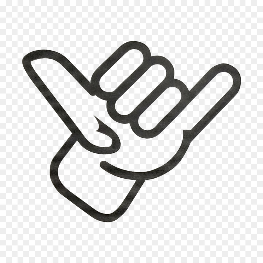 Shaka sign Sticker Emoji Sign language - Hang Loose png 